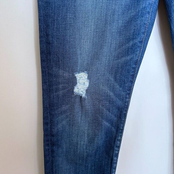 Madewell 9” High Rise Skinnies Jeans Raw Hem Geoff Wash - Picture 6 of 11